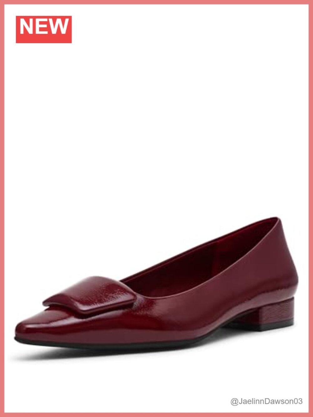 Anne Klein Crawford Ballet Flat Women's PU Leather Slip-On